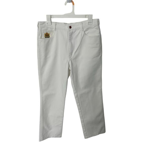 Braxton white stretch high rise jeans size 33 - Picture 1 of 7